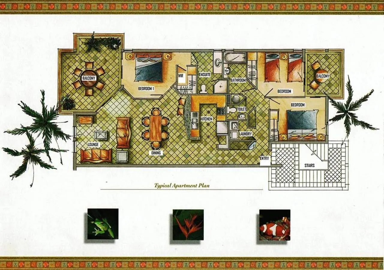 Palm Cove Holiday Apartment キュランダ 0*,  オーストラリア